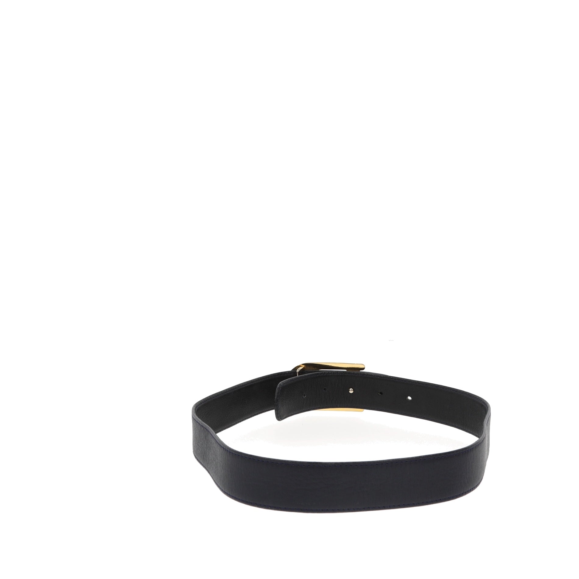 CHRISTIAN D1OR Belt in Blue Leather