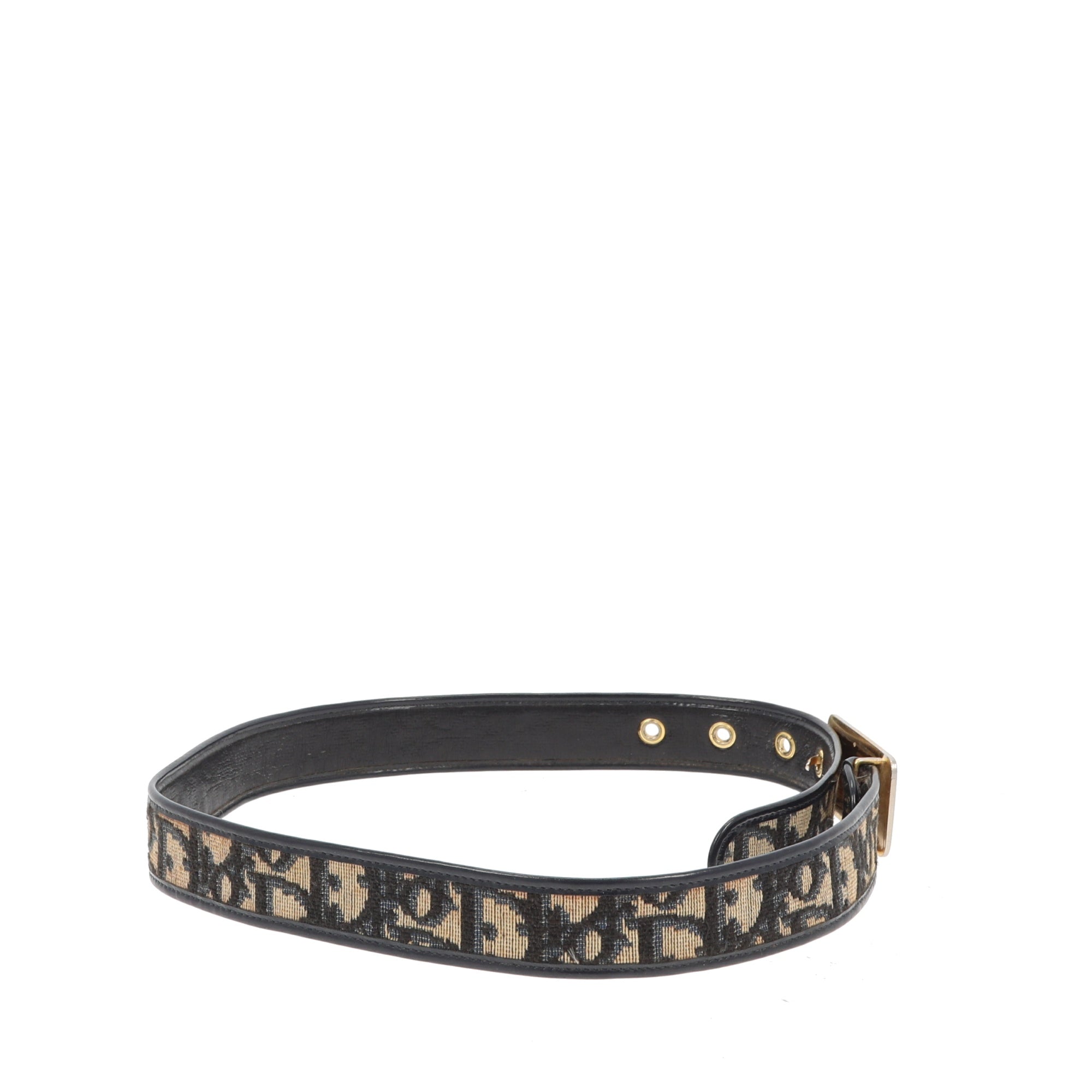 CHRISTIAN D1OR Belt in Blue Fabric