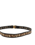 CHRISTIAN D1OR Belt in Beige Fabric