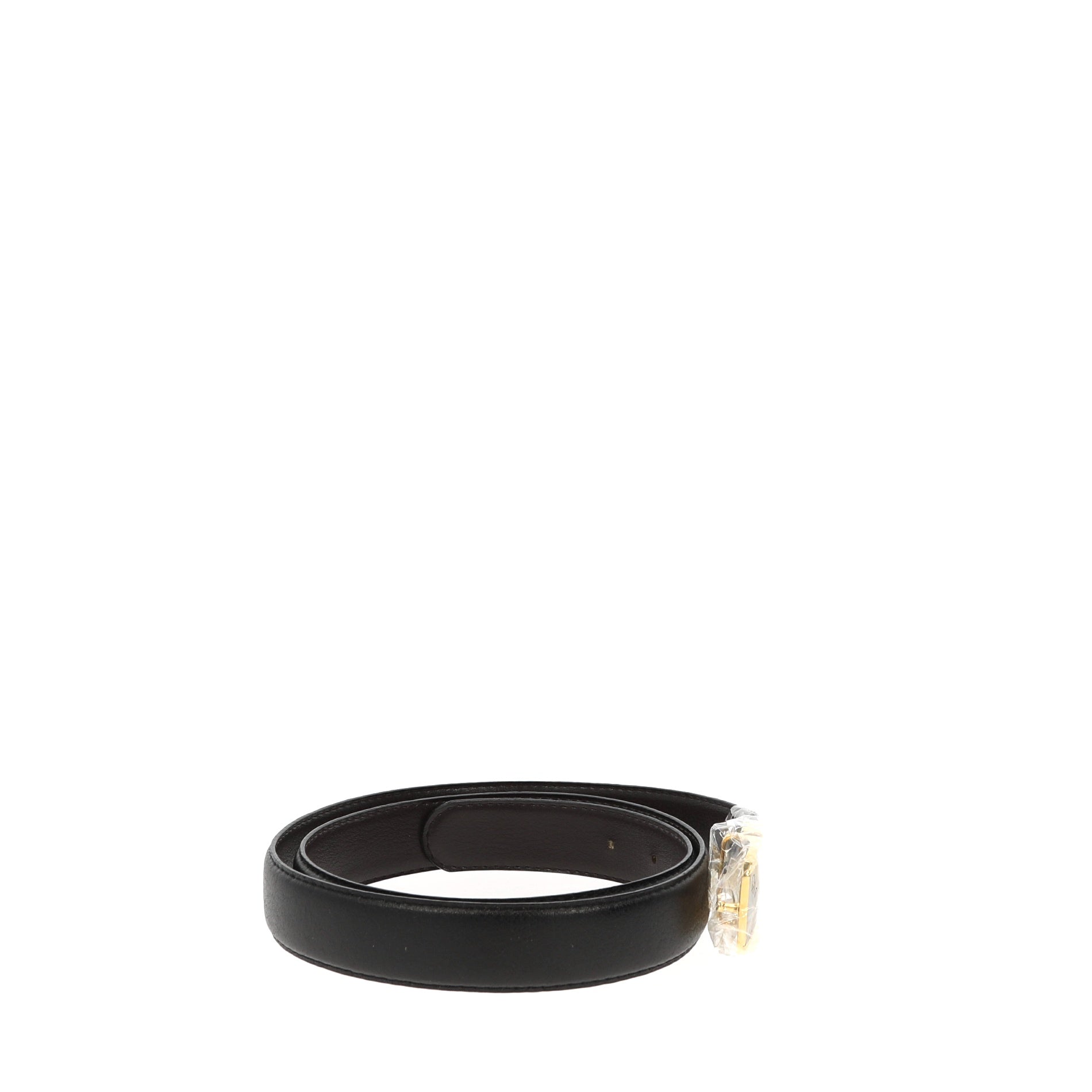 CHRISTIAN D1OR Belt in Black Leather