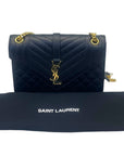 YSL Envelope Bag in Black