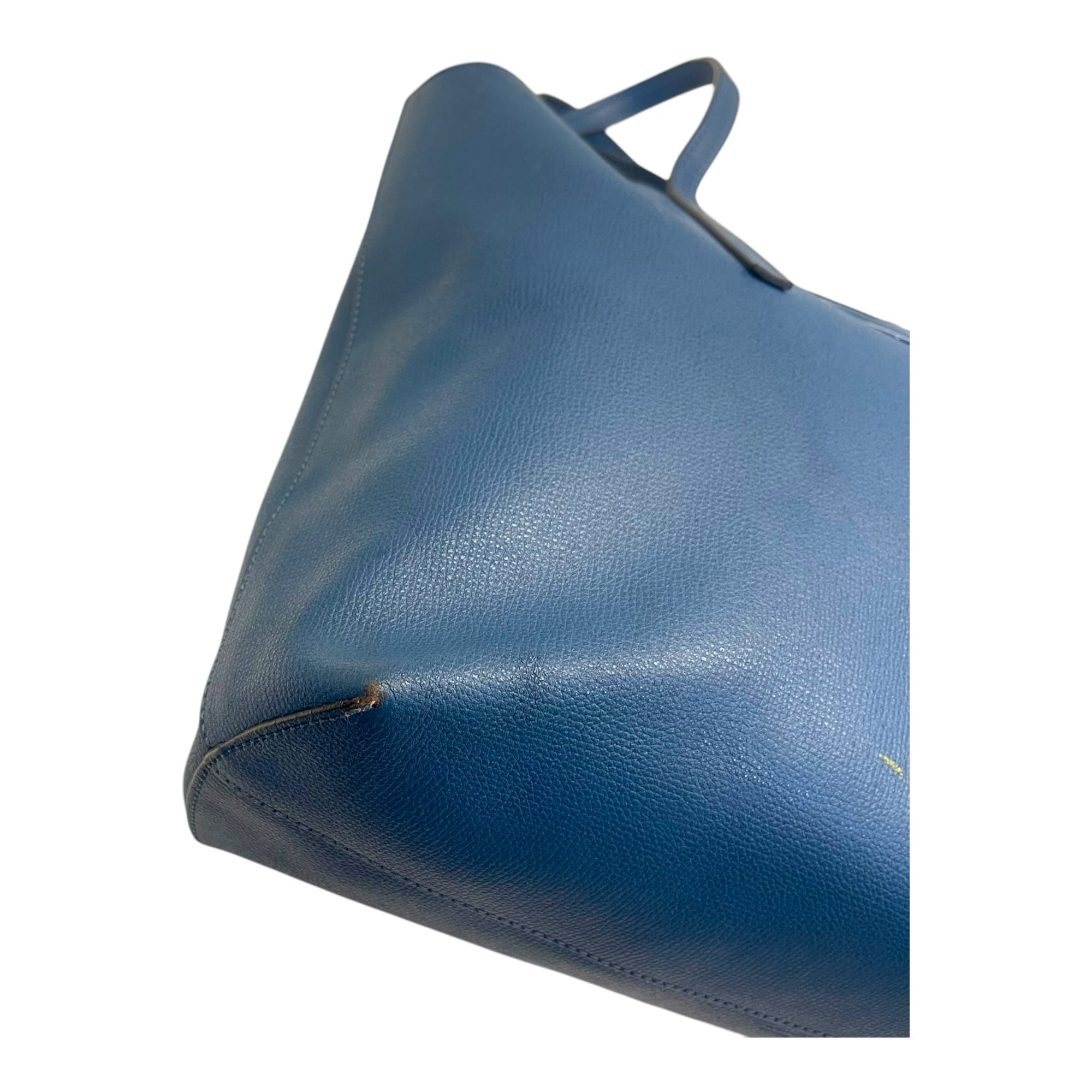 FNDI Black Cutout Leather Kan I Shopper Tote Bag