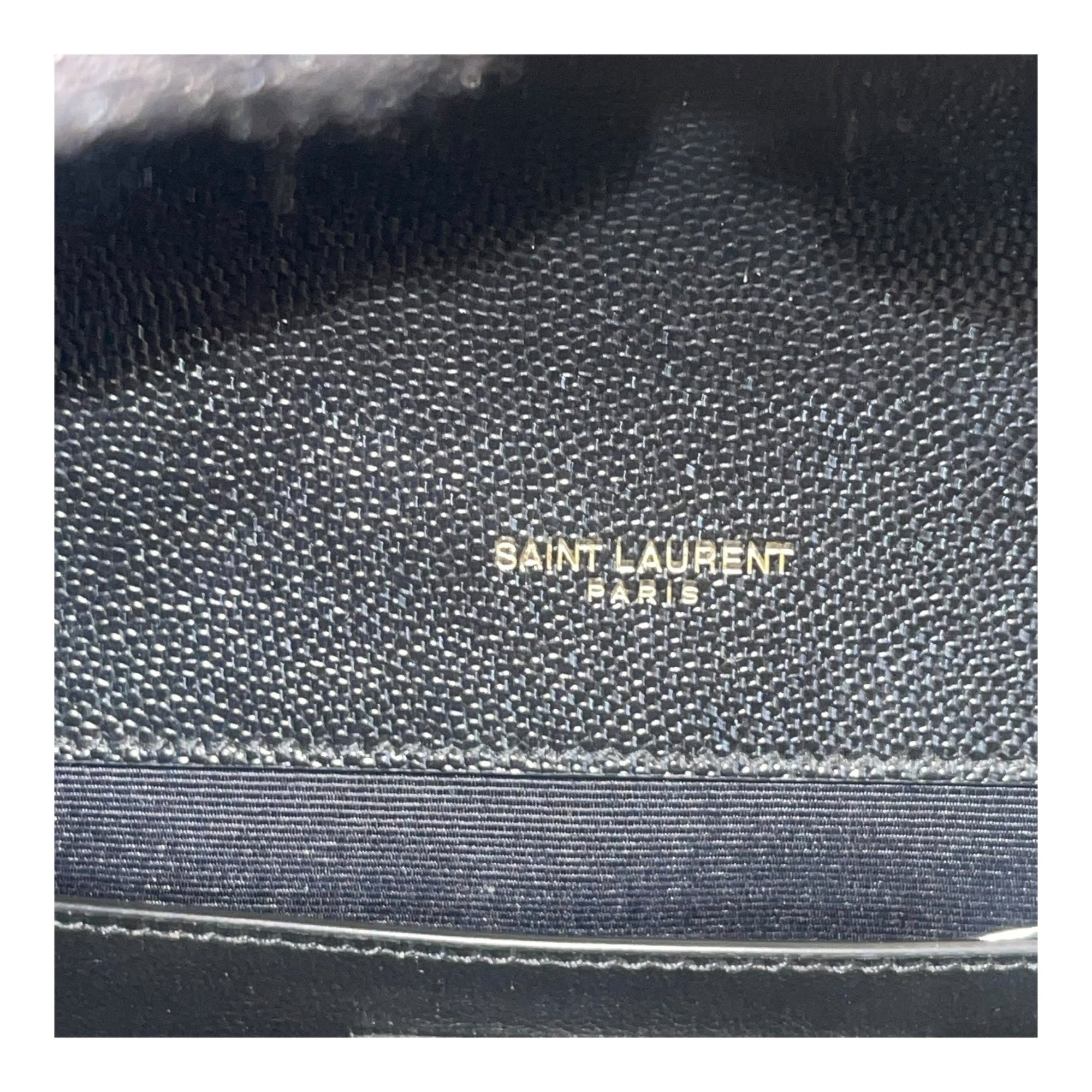 YSL Envelope Bag in Black