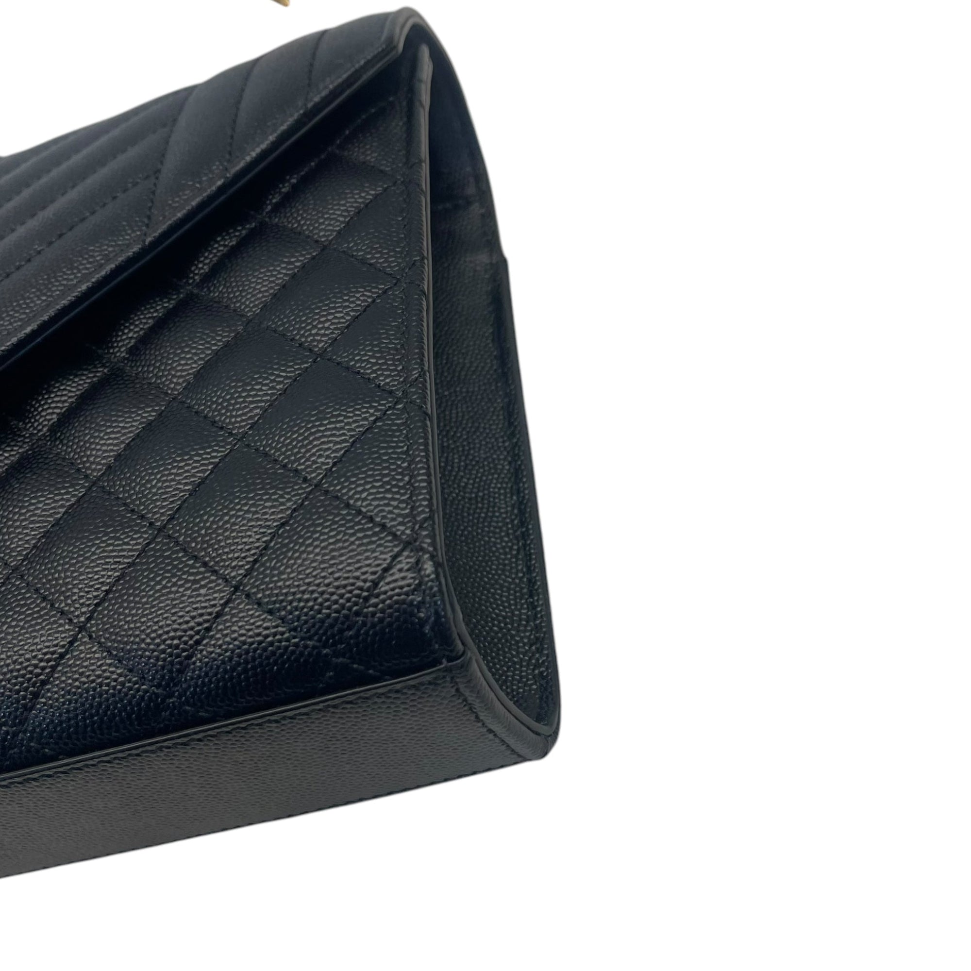 YSL Envelope Bag in Black