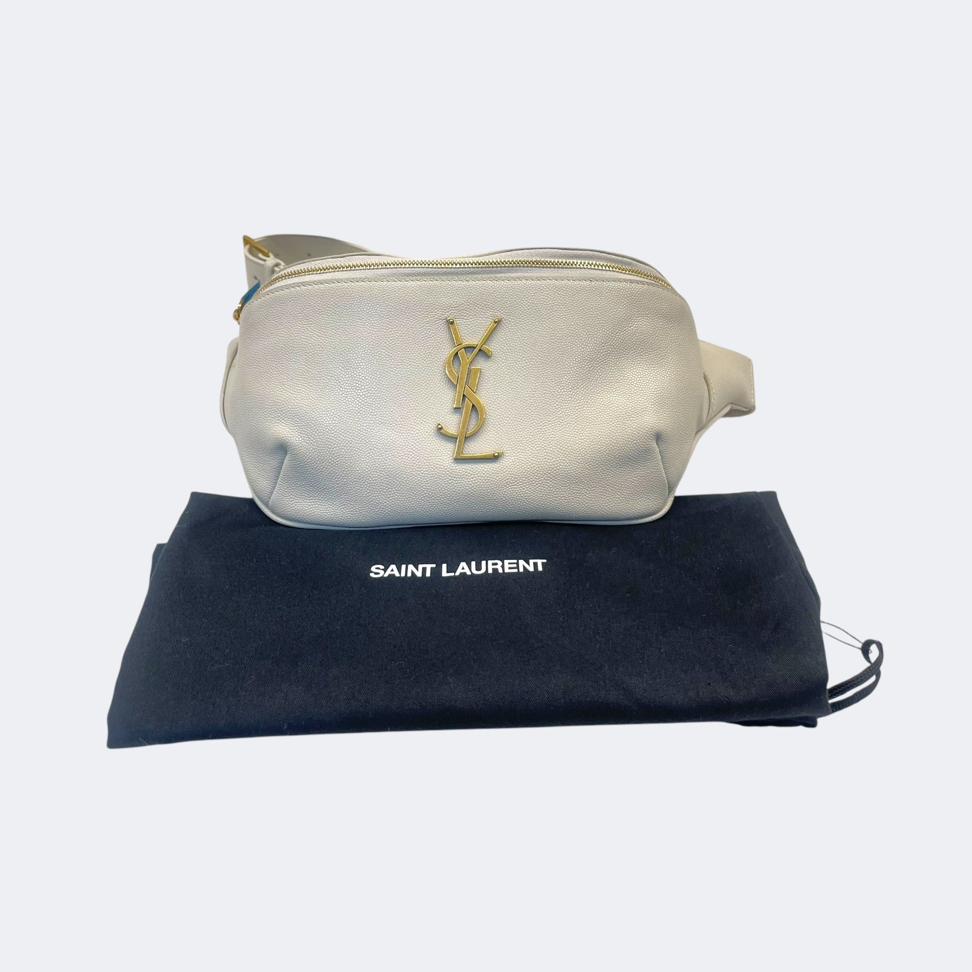 YSL Classic Monogram Belt Bag Leather
