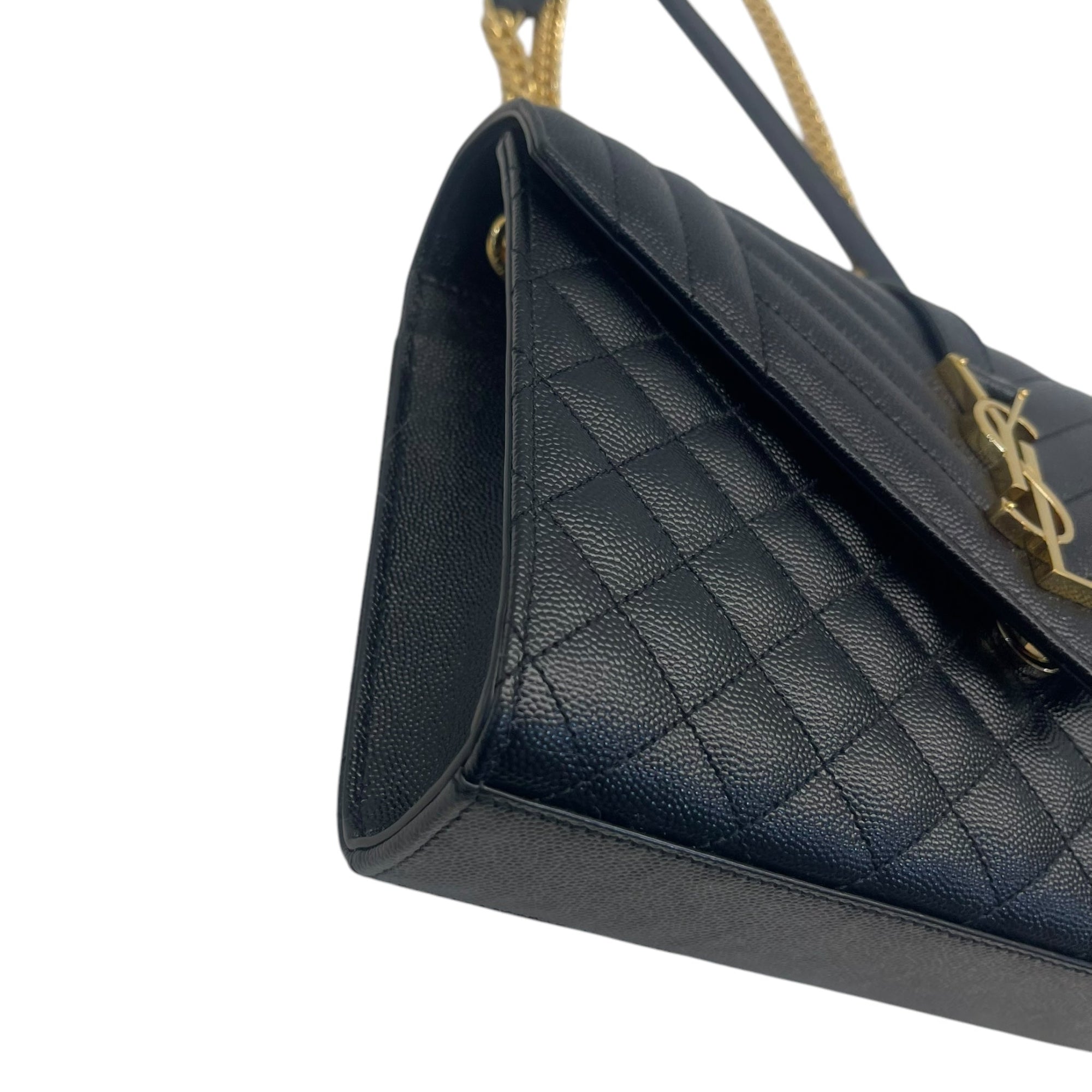 YSL Envelope Bag in Black
