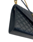 YSL Envelope Bag in Black
