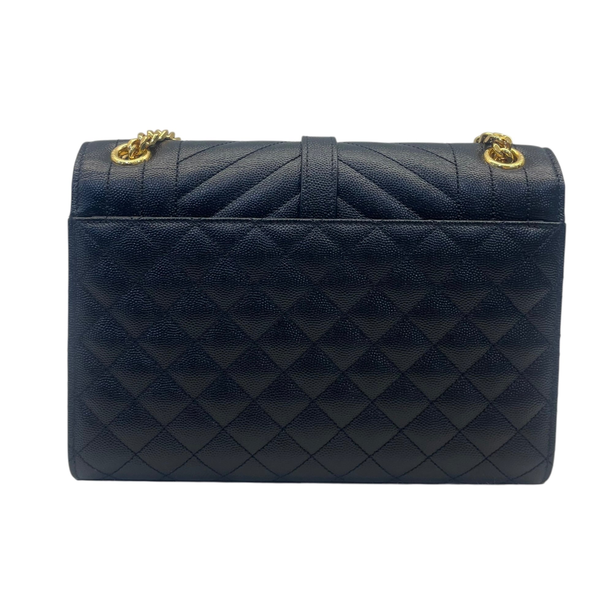 YSL Envelope Bag in Black