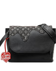 Black LV x Nigo Besace Tokyo Monogram Denim Taurillon Messenger Bag