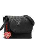 Black LV x Nigo Besace Tokyo Monogram Denim Taurillon Messenger Bag