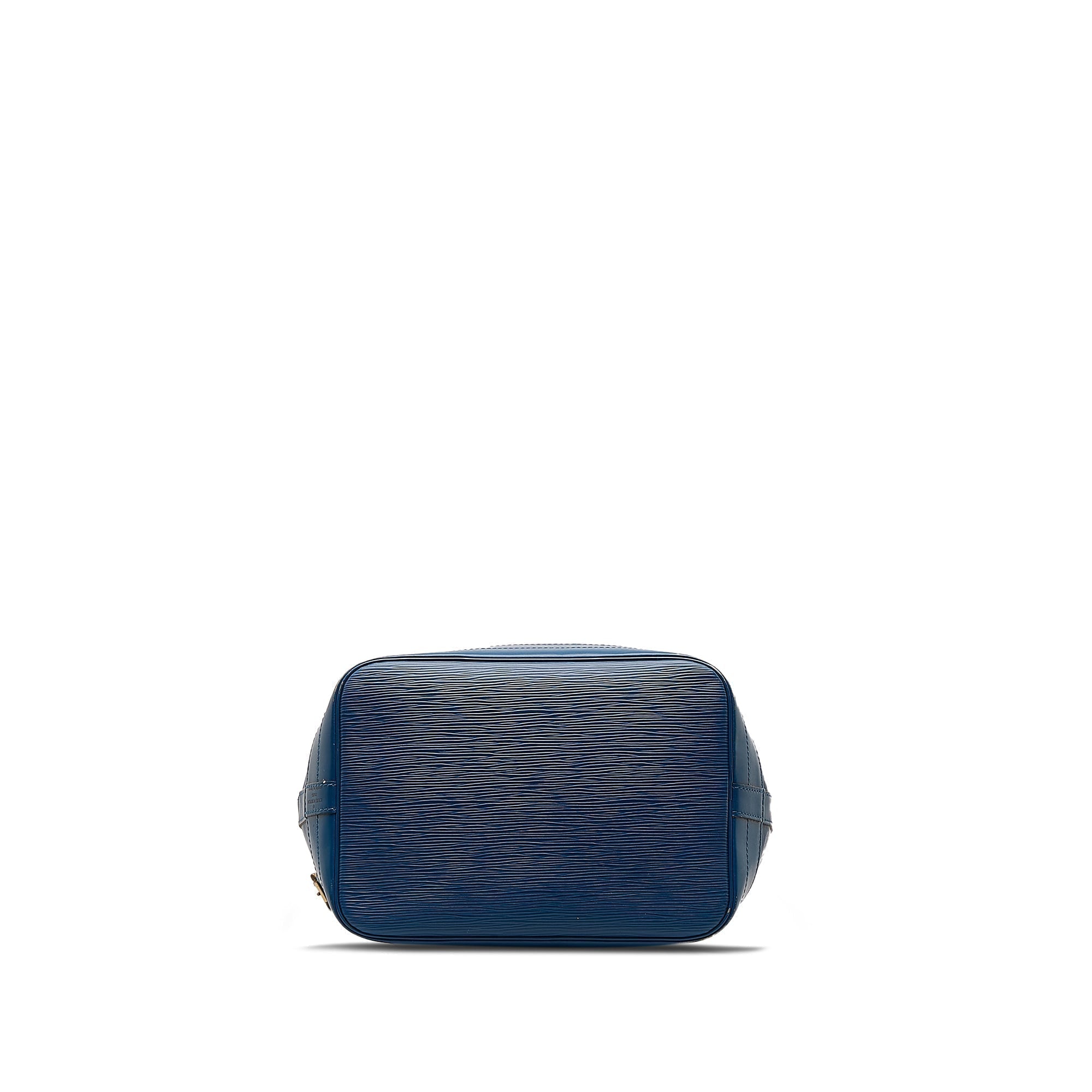 Blue LV Epi Noe GM Bucket Bag