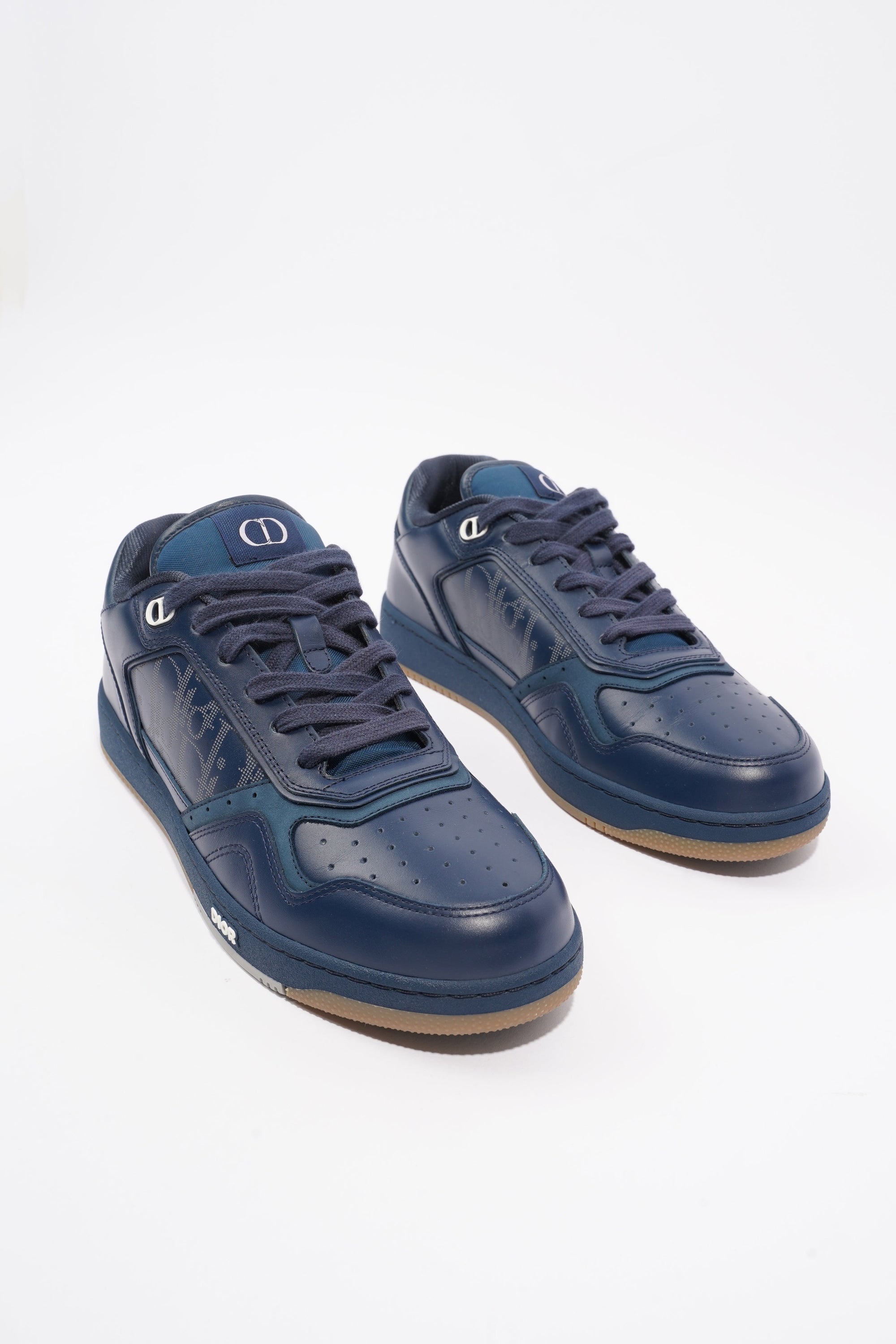 Christian D1OR B27 Low-top Navy Leather EU 42 UK 8