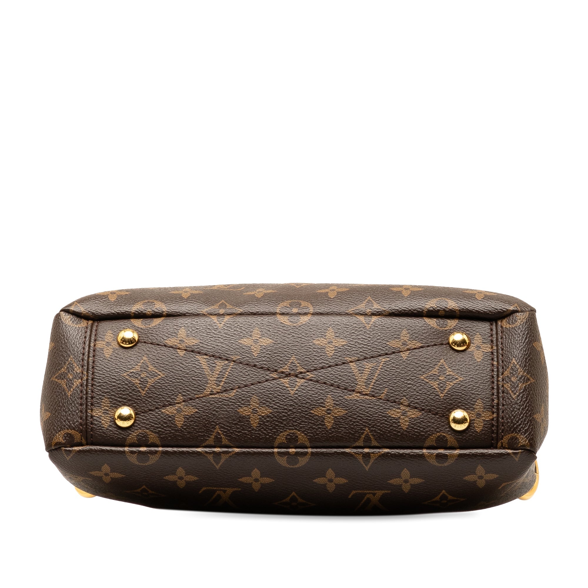 Brown LV Monogram Pallas BB Satchel