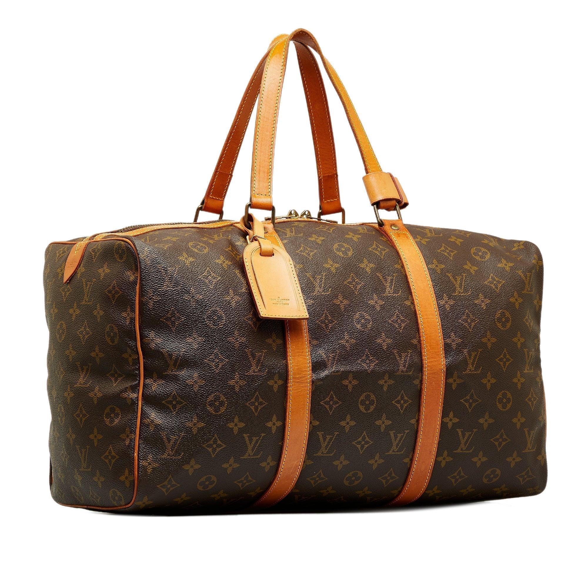 Brown LV Monogram Sac Souple 45 Travel Bag