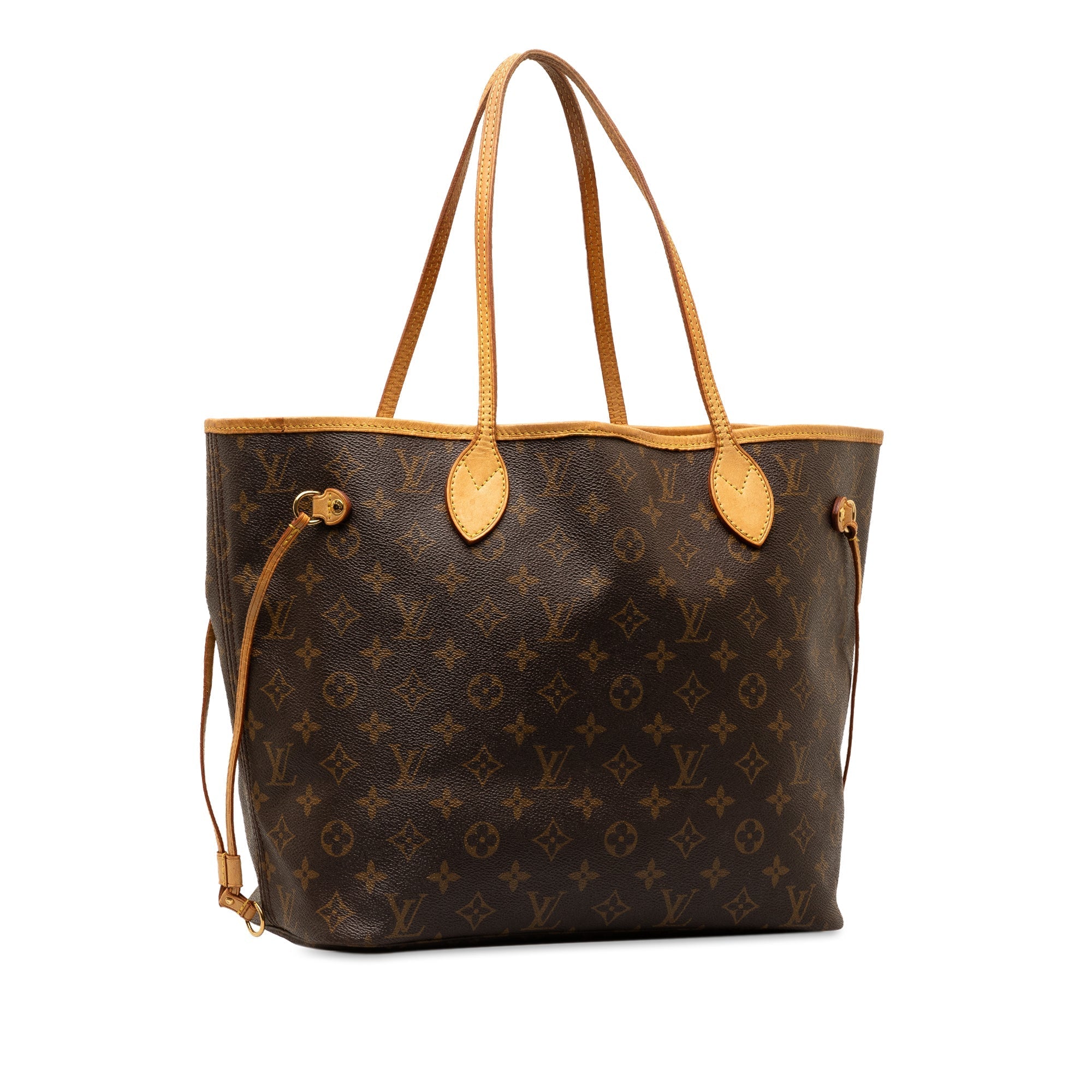 Brown LV Monogram Neverfull MM Tote Bag