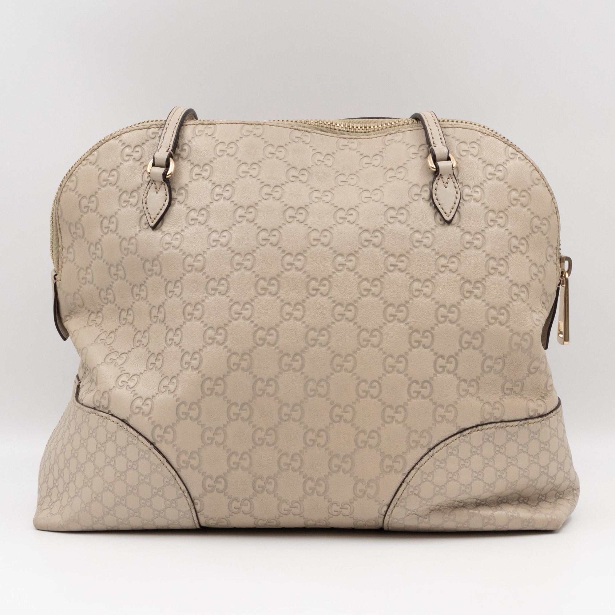 Bree Shoulder Bag White GCCIssima Leather