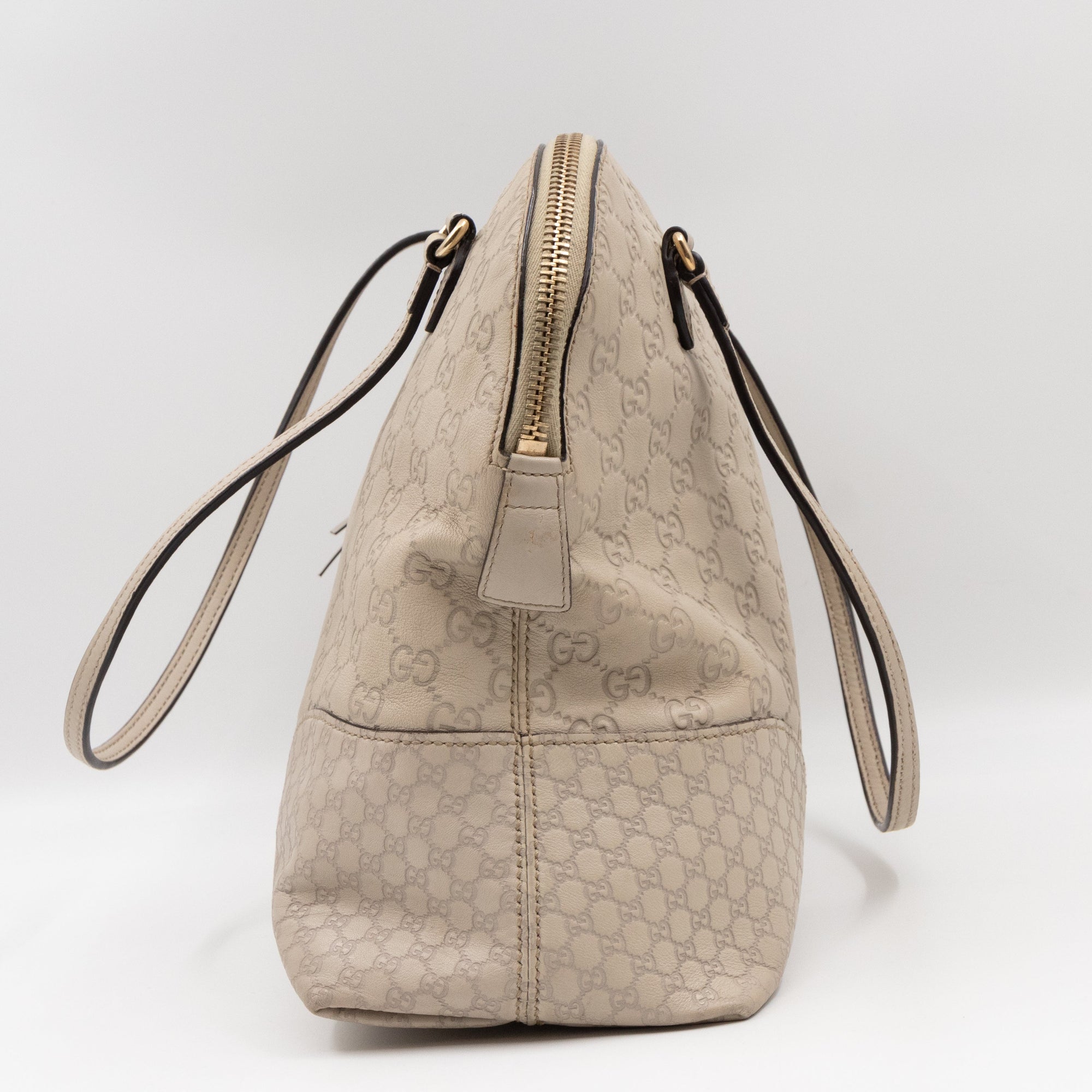 Bree Shoulder Bag White GCCIssima Leather