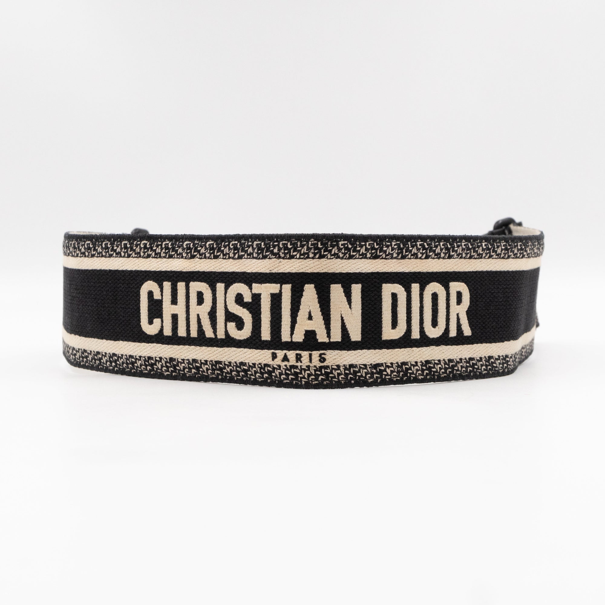 Black Christian D1OR Paris Embroidery Strap