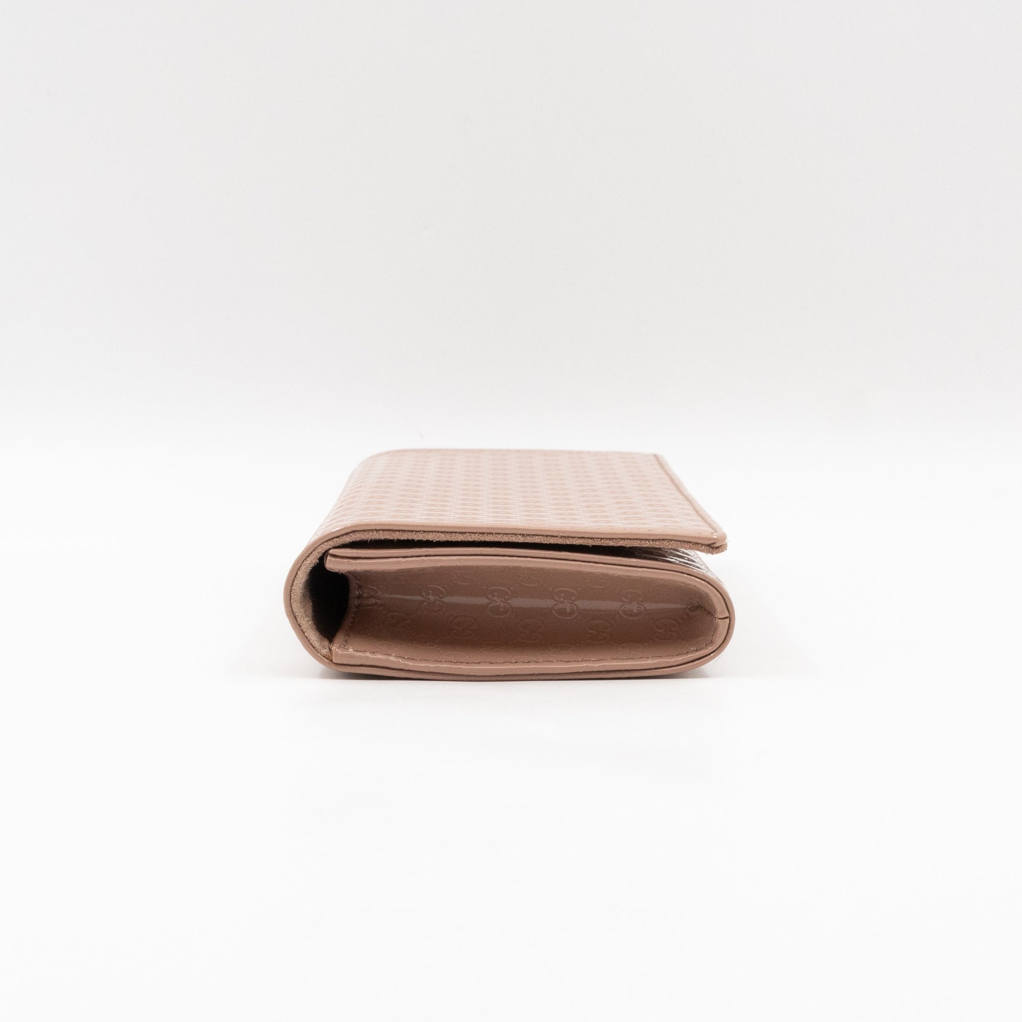 Broadway Clutch Beige MicroGCCIssima Patent Leather