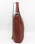 Bamboo D-Ring Hobo Large Burgundy GCCIssima Leather