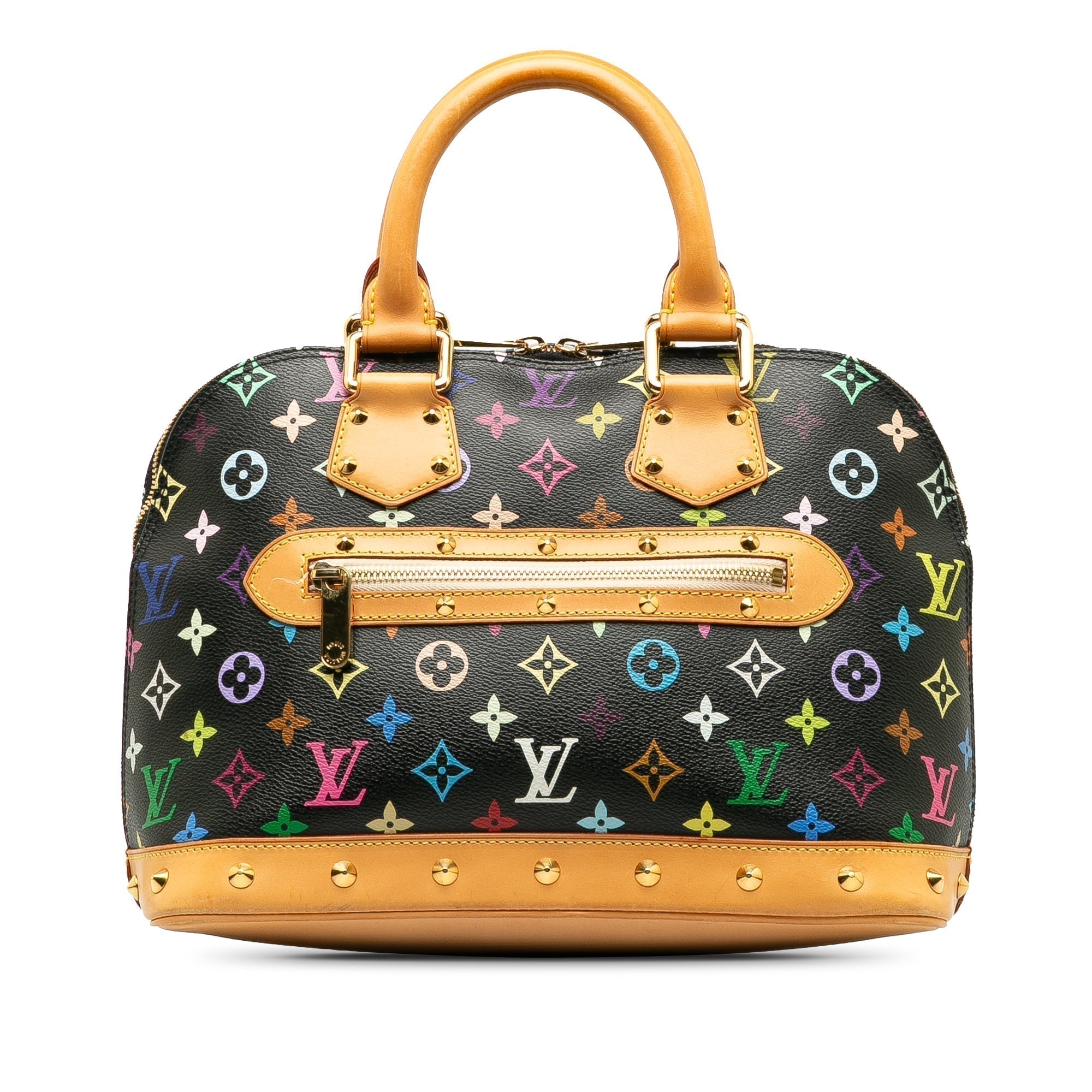 Black LV Monogram Multicolore Alma PM HandBag