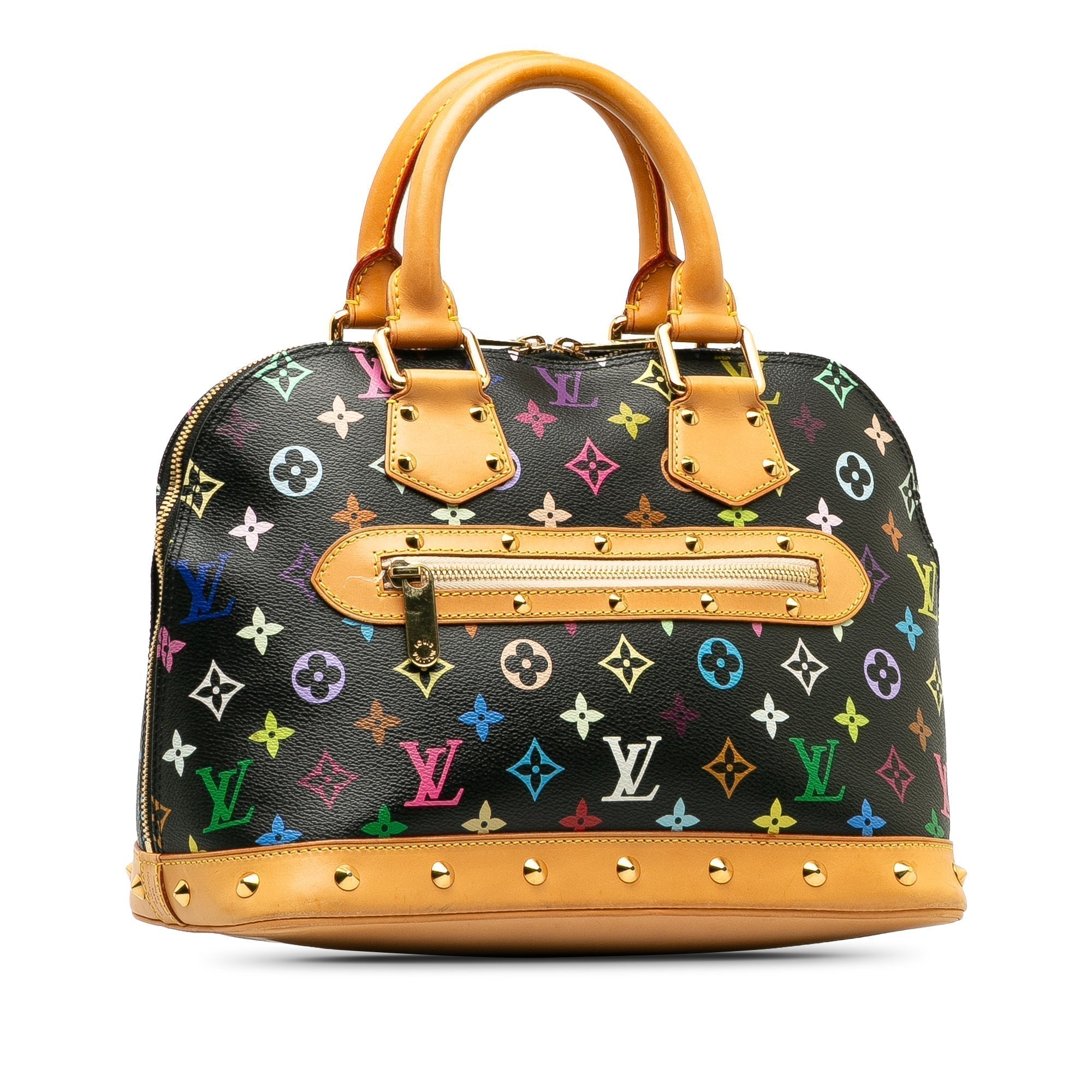 Black LV Monogram Multicolore Alma PM HandBag