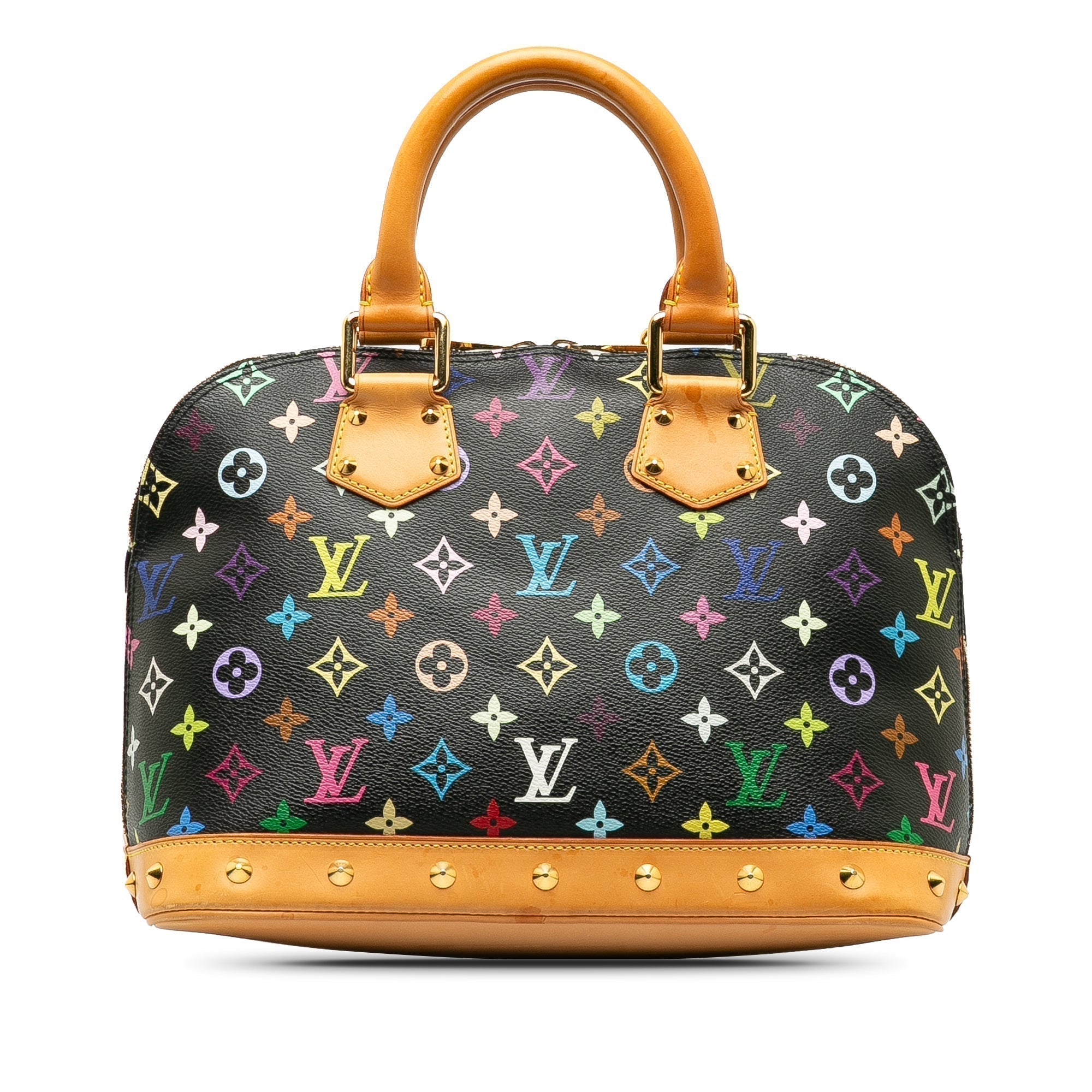 Black LV Monogram Multicolore Alma PM HandBag