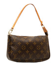 Brown LV Monogram Pochette Accessoires Shoulder Bag