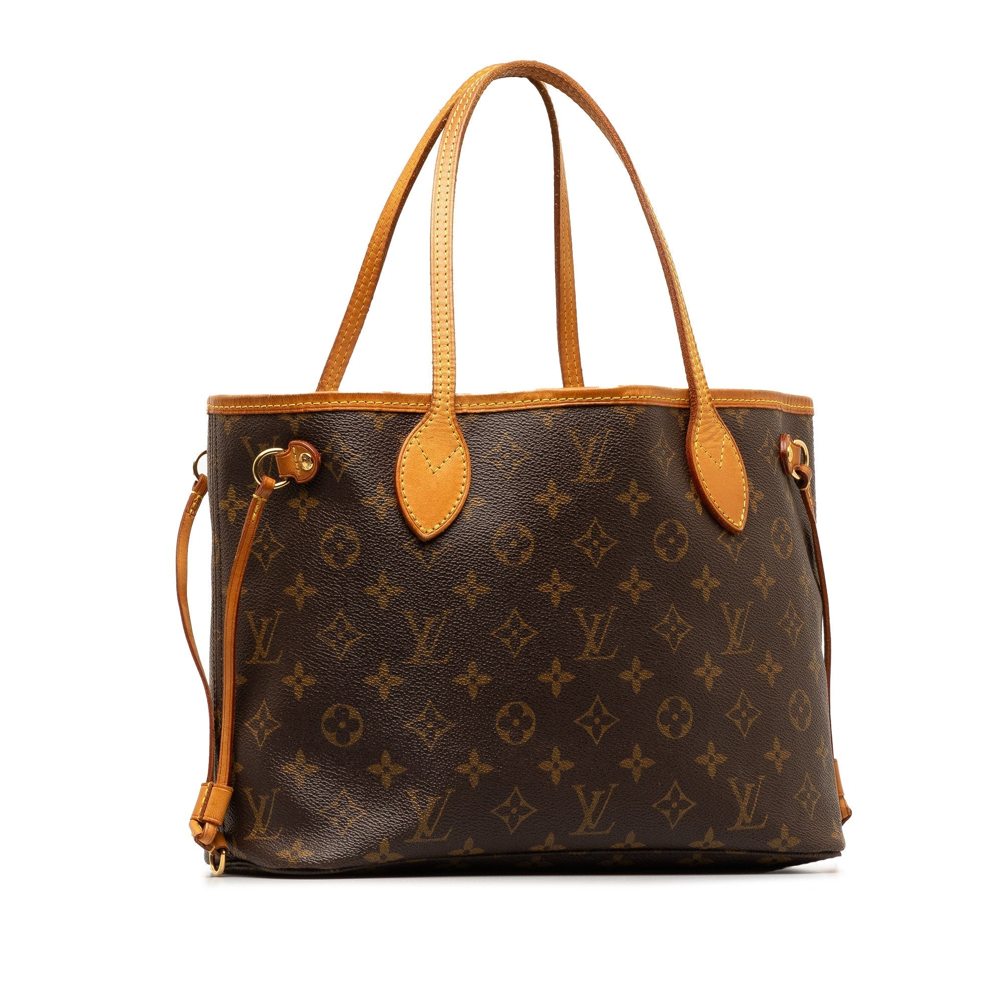 Brown LV Monogram Neverfull PM Tote Bag
