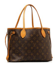Brown LV Monogram Neverfull PM Tote Bag