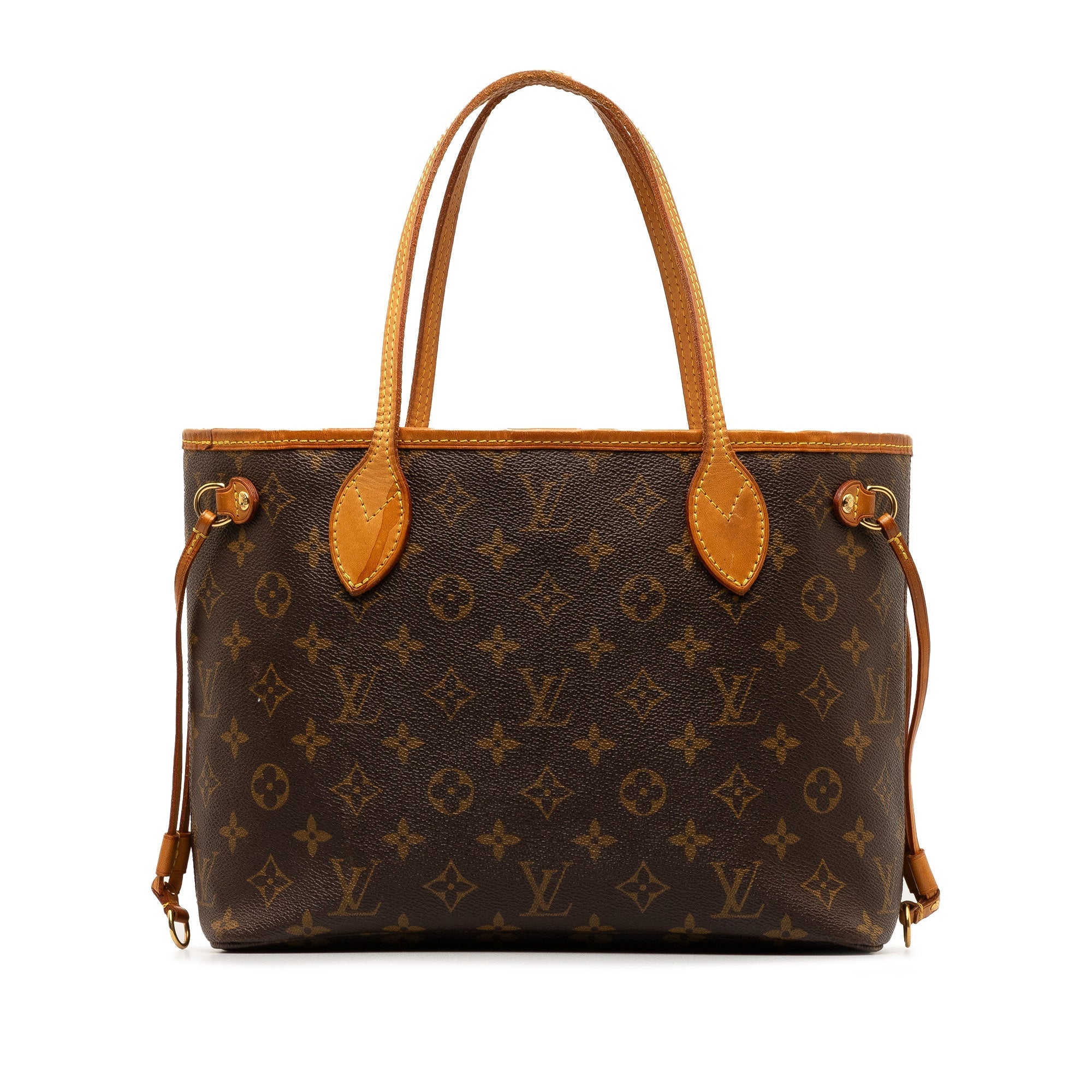 Brown LV Monogram Neverfull PM Tote Bag