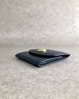 Christian D1OR CD Logo Coin Purse Navy Vintage cai3si