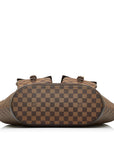 Brown LV Damier Ebene Manosque GM Tote Bag