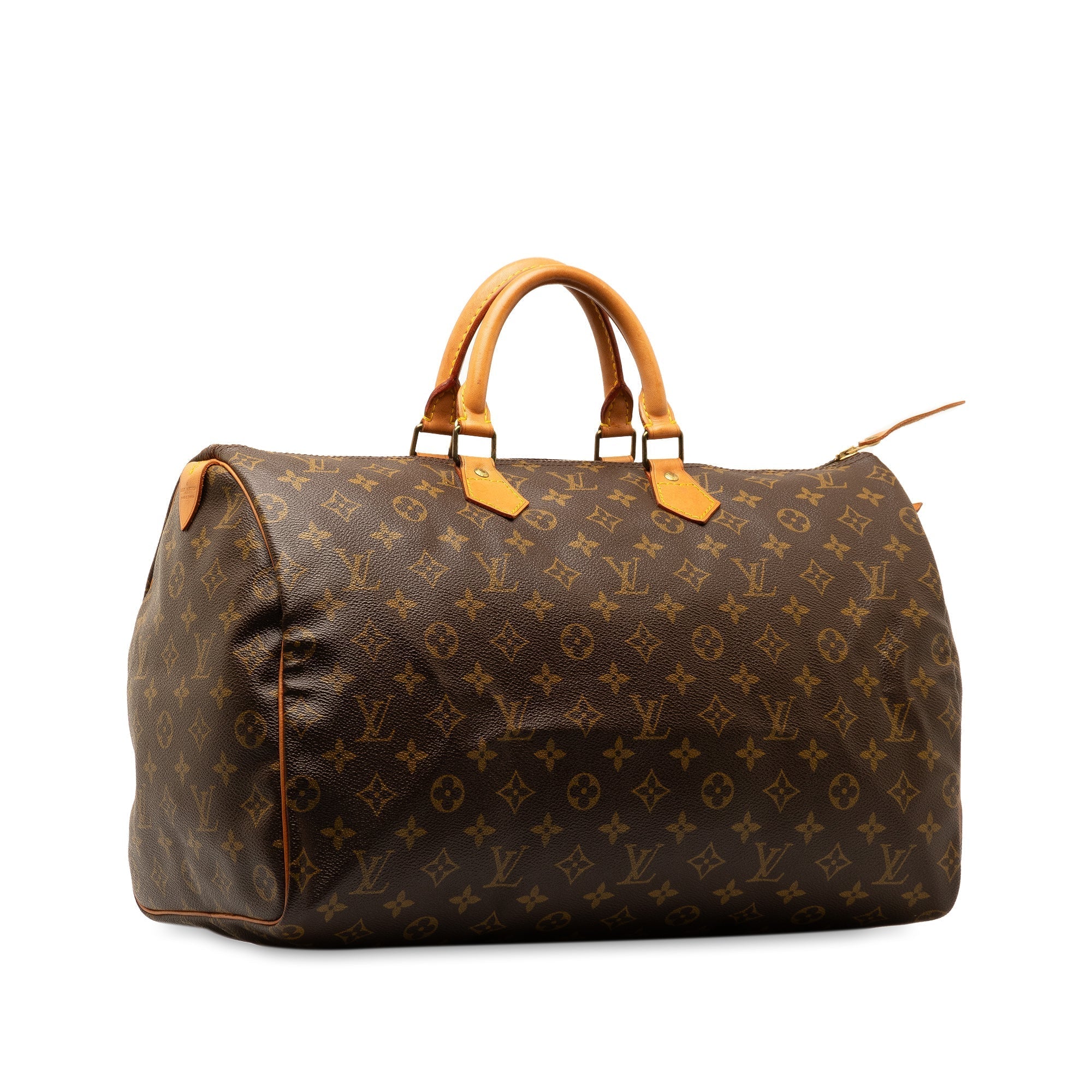 Brown LV Monogram Speedy 40 Boston Bag