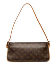 Brown LV Monogram Viva Cite MM Shoulder Bag
