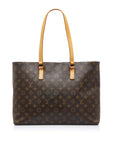Brown LV Monogram Luco Tote Bag