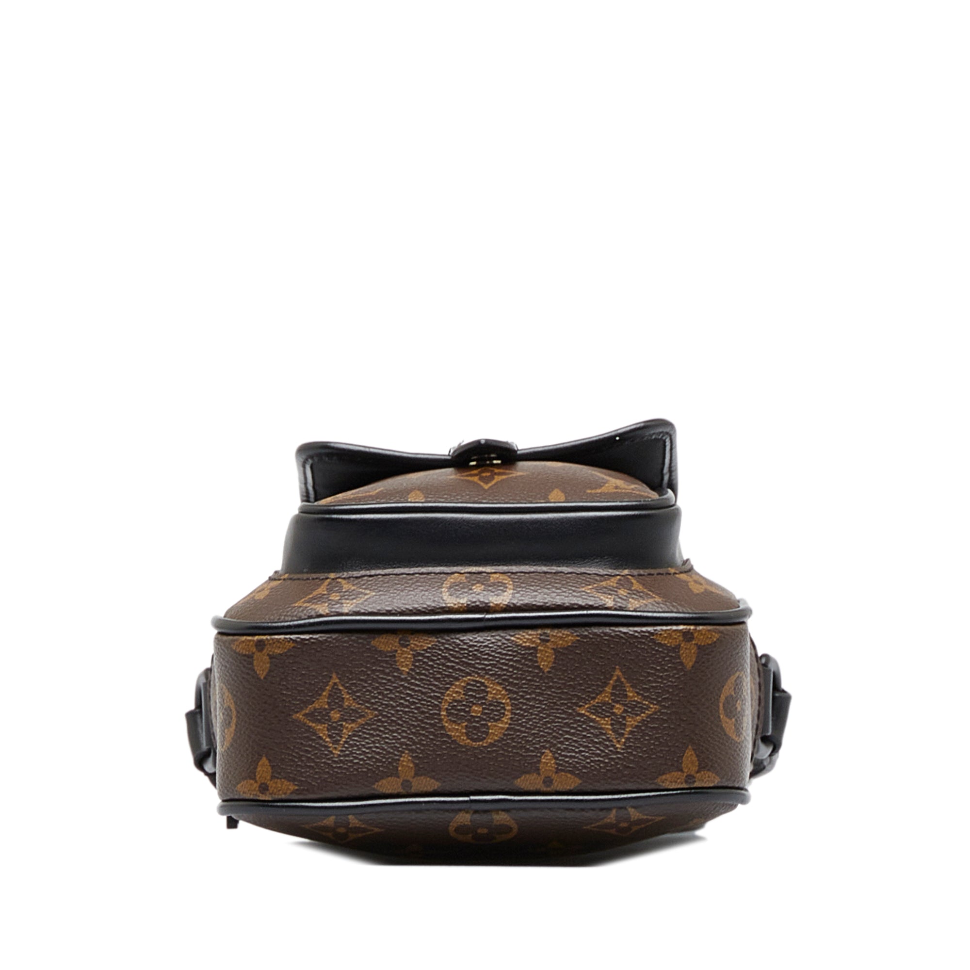 Brown LV Monogram Macassar Christopher Wearable Crossbody Bag