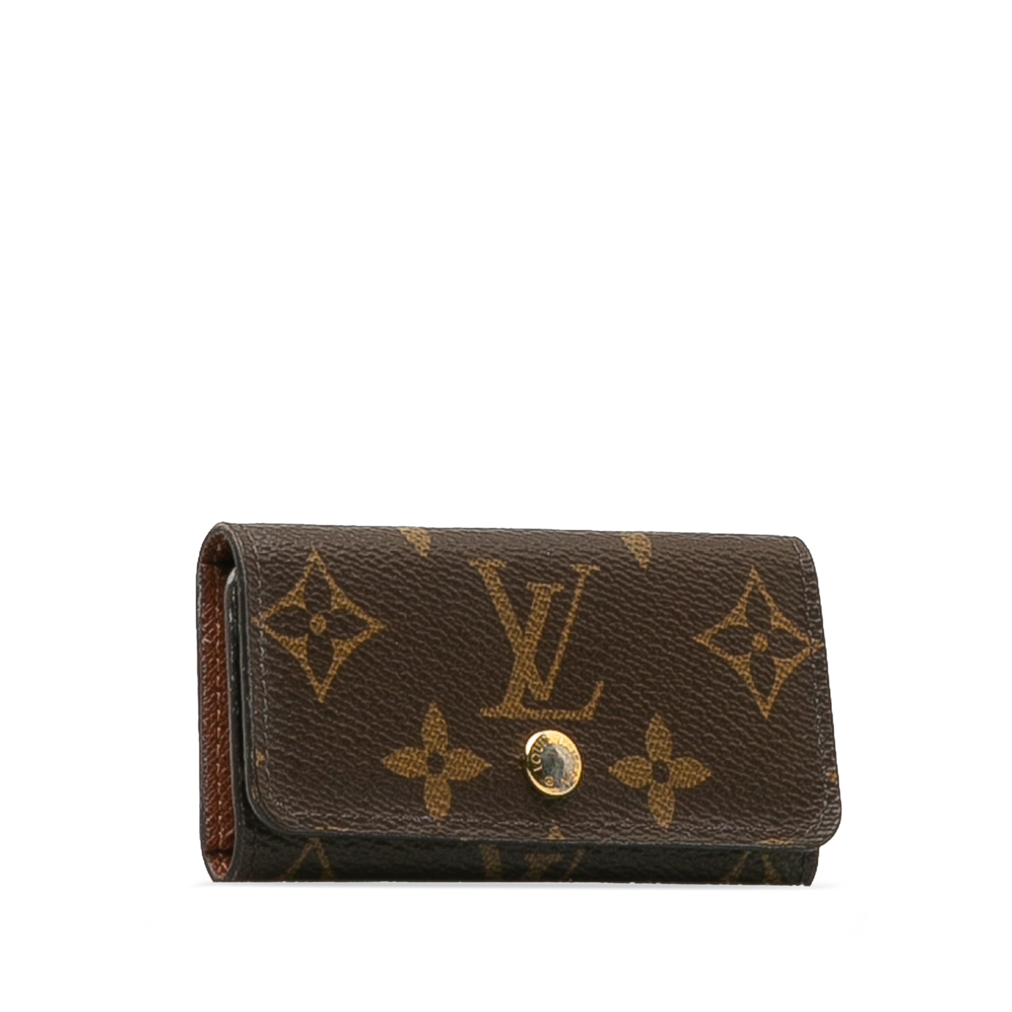 Brown LV Monogram 4 Key Holder