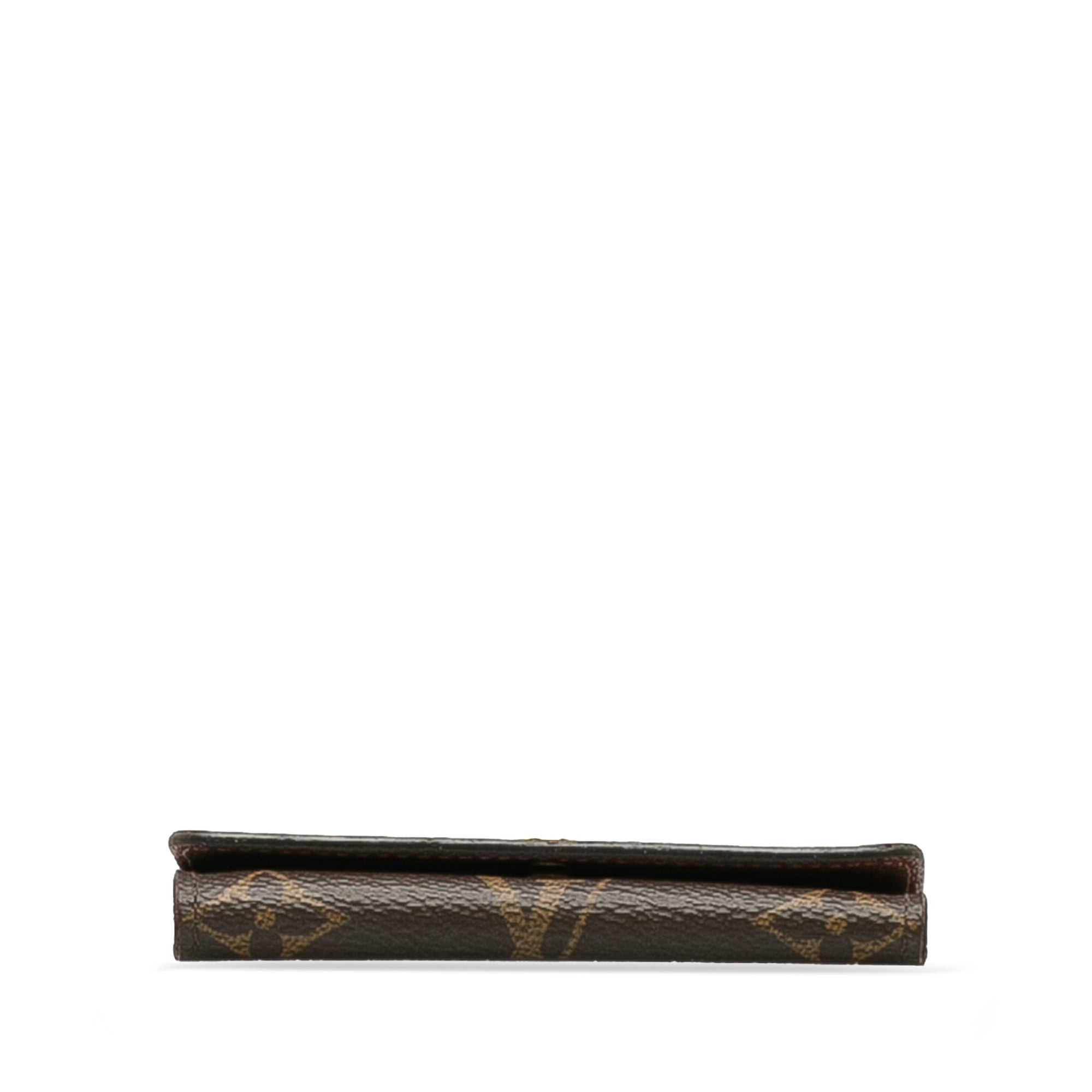 Brown LV Monogram 4 Key Holder