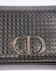 Christian D1OR 30 Montaigne 2-in-1 Pouch Grey Patent Leather