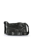 CHRISTIAN D1OR Black Leather Crossbody Bag