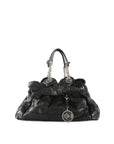 CHRISTIAN D1OR Black Cannage Leather Le Trente Hobo Bag