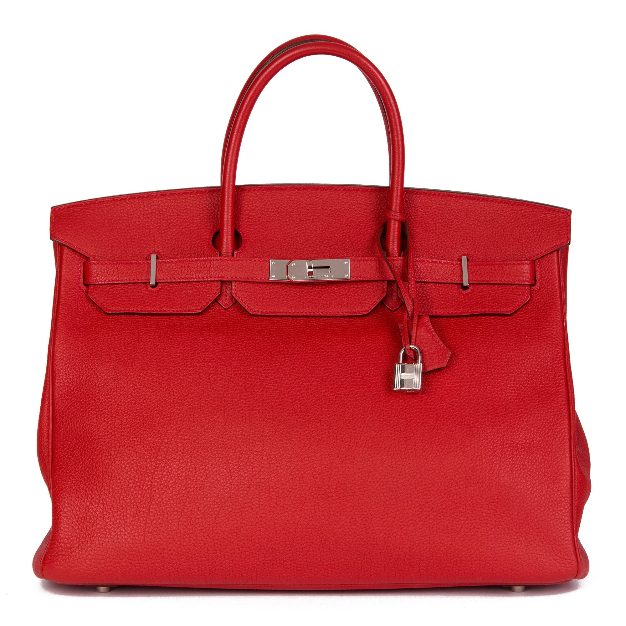 HMS Rouge Tomate Togo Leather Birkin 40cm Tote