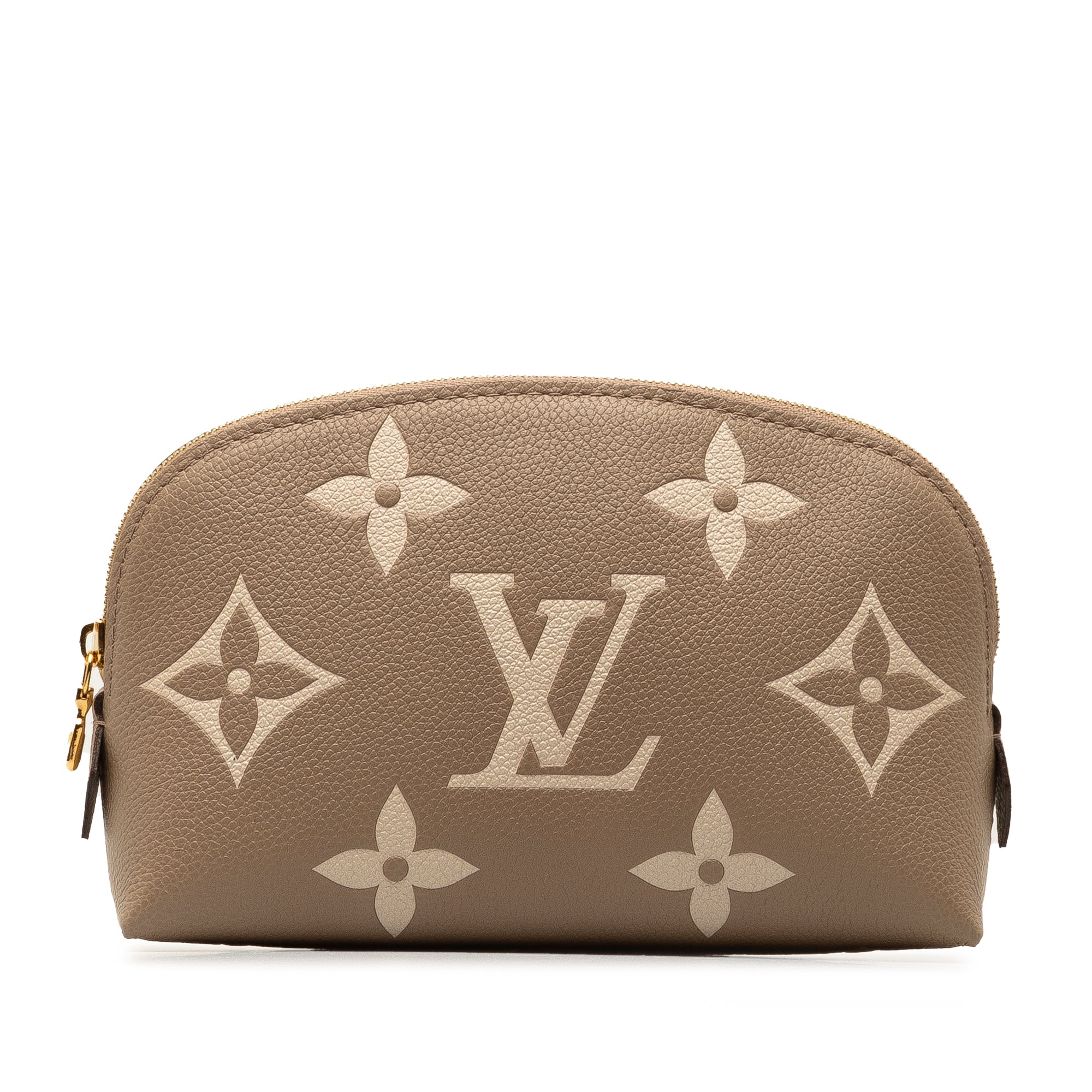 Brown LV Monogram Empreinte Giant Bicolor Cosmetic Pouch
