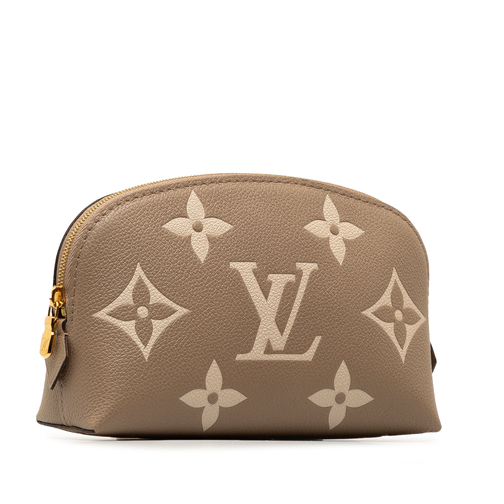Brown LV Monogram Empreinte Giant Bicolor Cosmetic Pouch