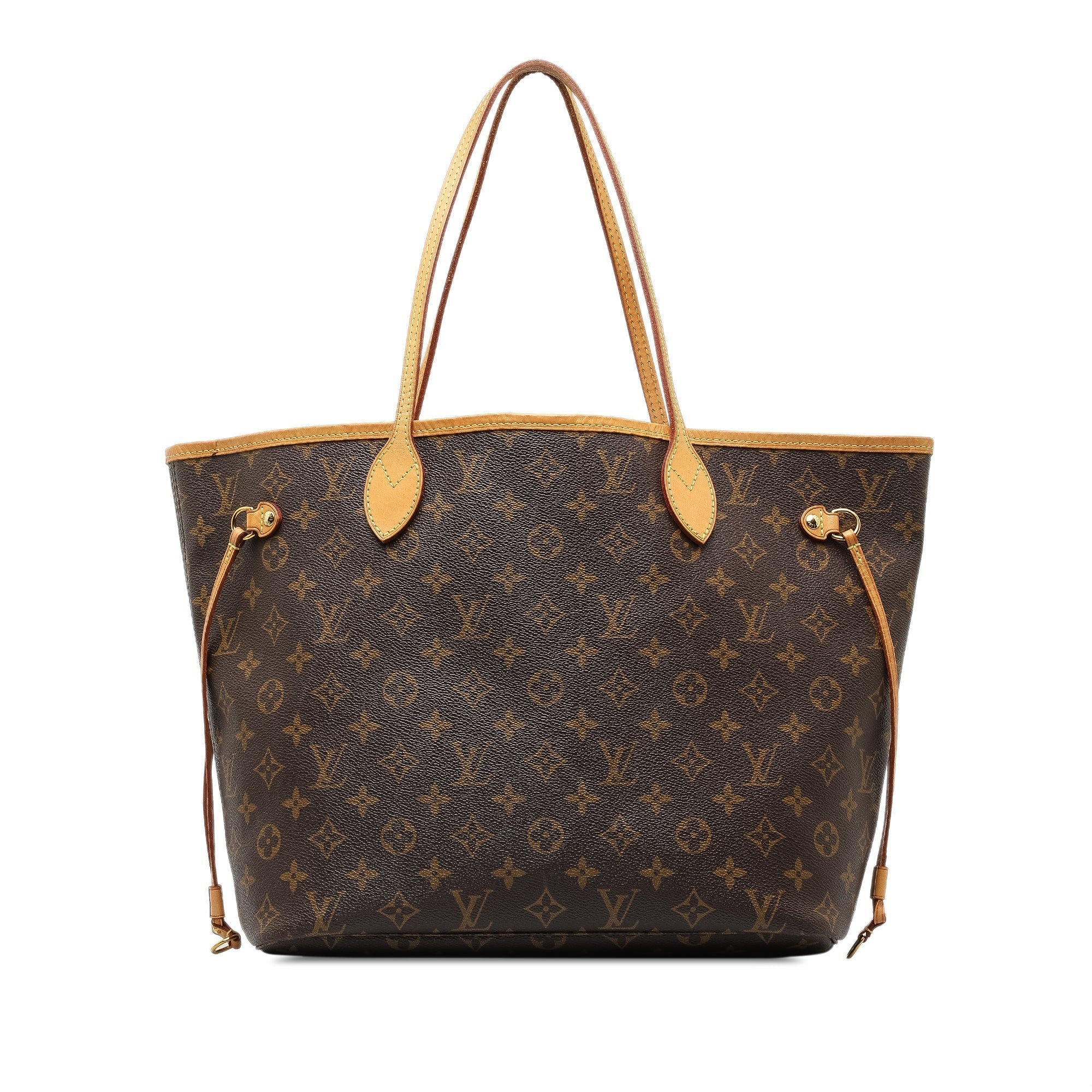 Brown LV Monogram Neverfull MM Tote Bag
