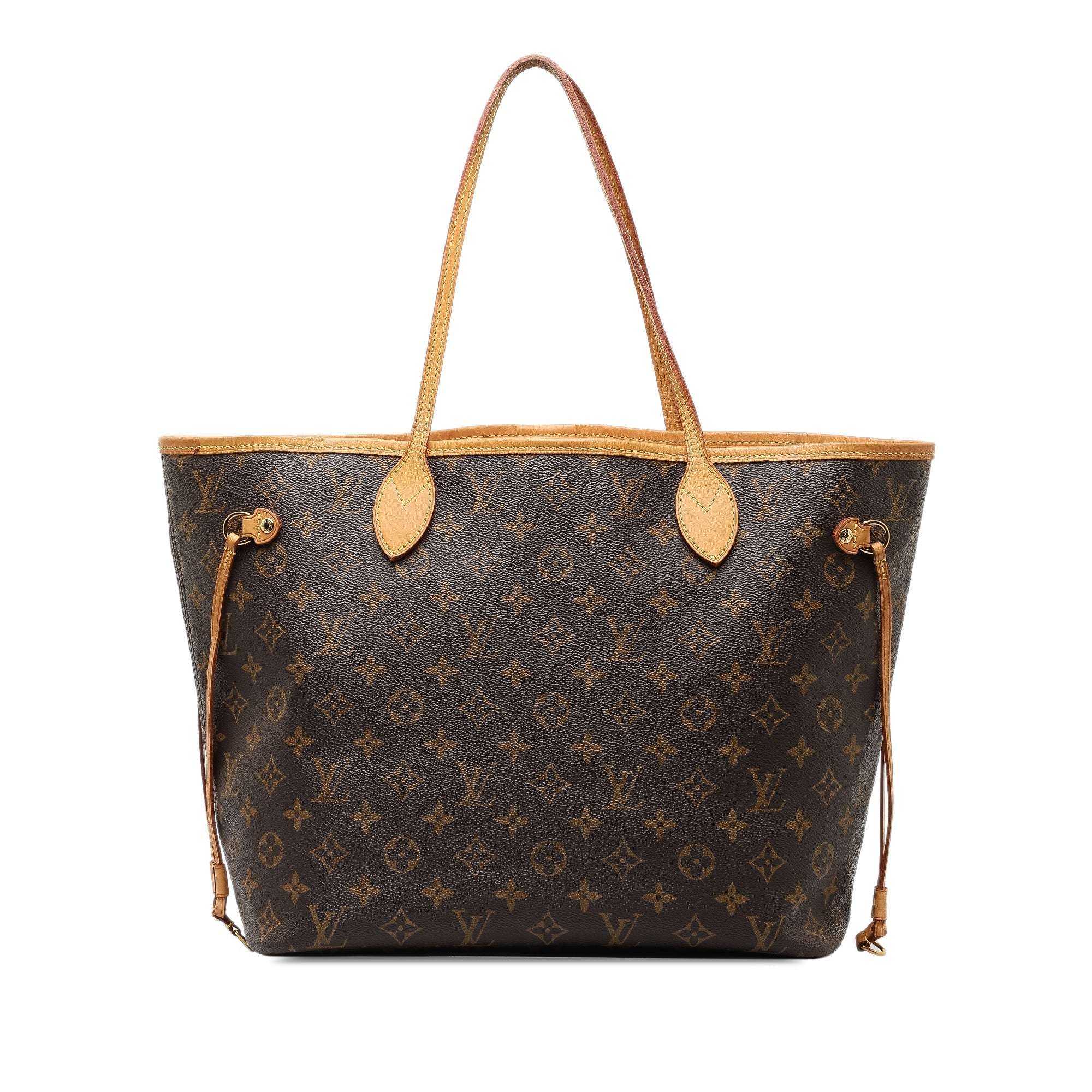 Brown LV Monogram Neverfull MM Tote Bag