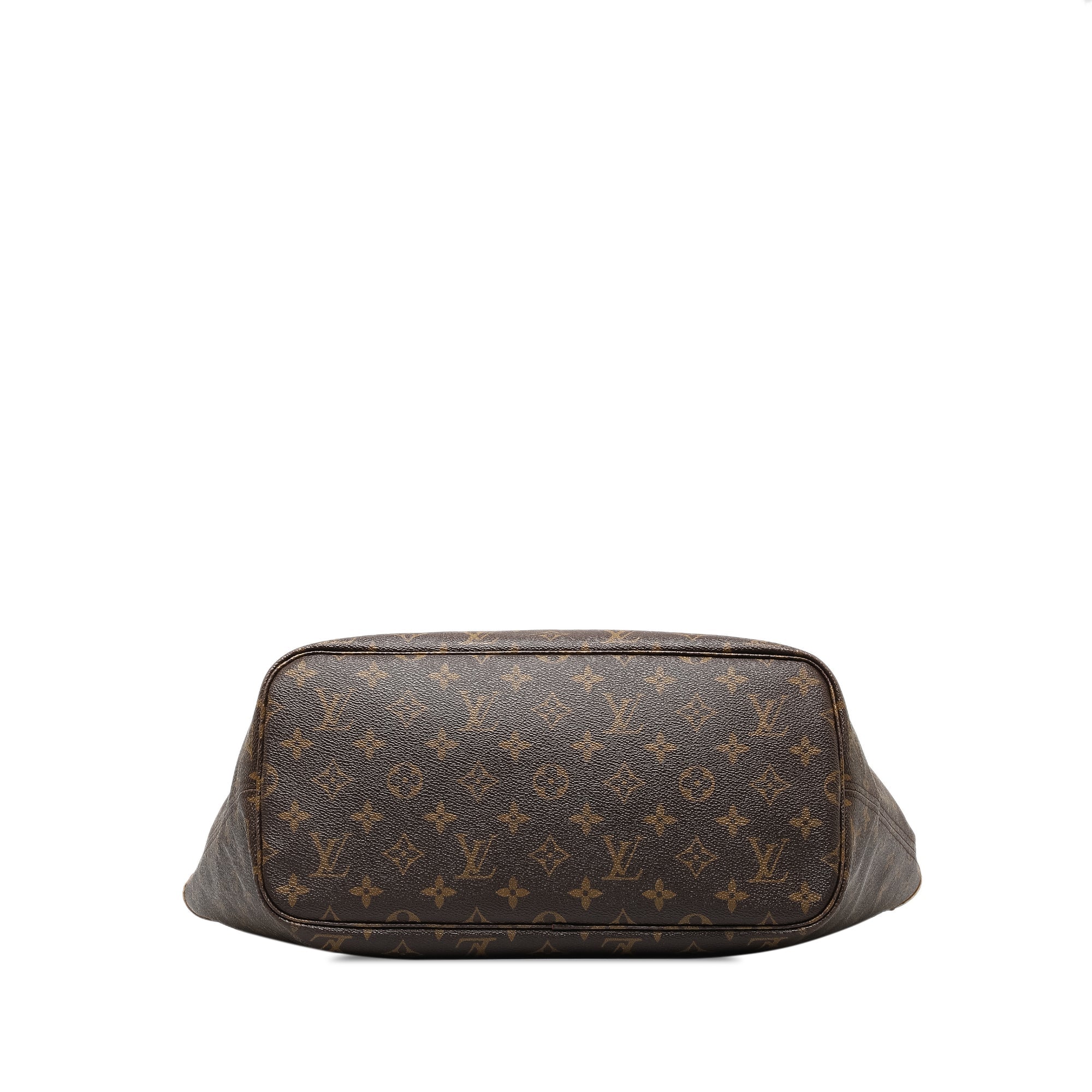 Brown LV Monogram Neverfull MM Tote Bag