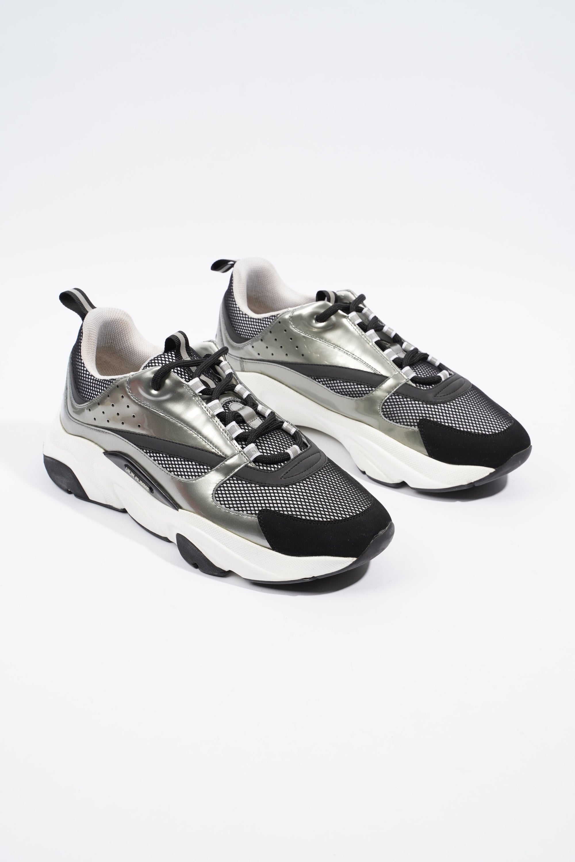 Christian D1OR B22 Silver / Black / White Mesh EU 43 UK 9