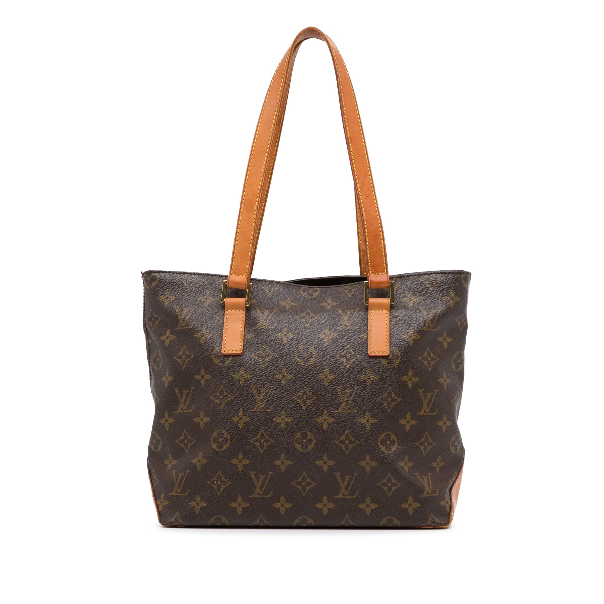 Brown LV Monogram Cabas Piano Tote Bag